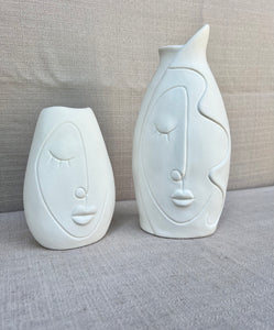 Abstract Face Vase