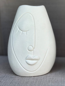 Abstract Face Vase