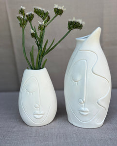 Abstract Face Vase