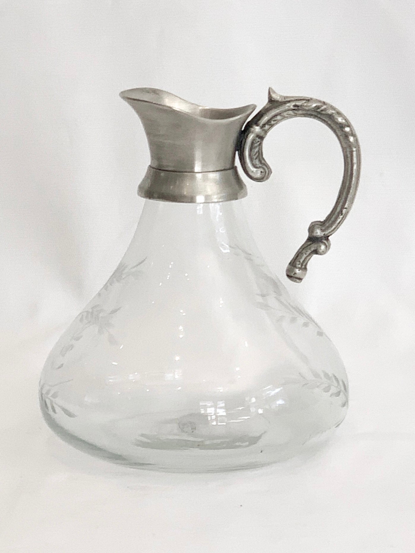 Crystal Leaf Jug