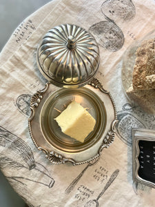 Vintage Round Butter Dish