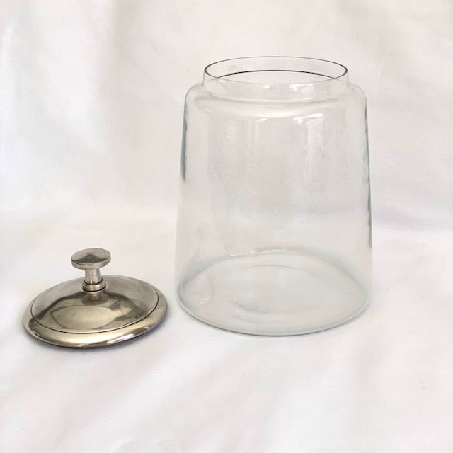 Glass Biscuit Jar