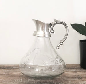 Crystal Leaf Jug