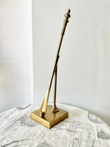 Brass Shoe Horn & Stand