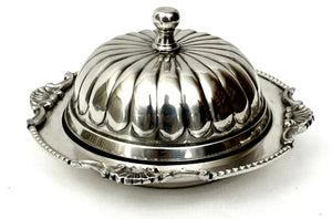 Vintage Round Butter Dish