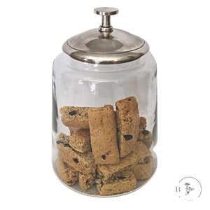 Glass Biscuit Jar