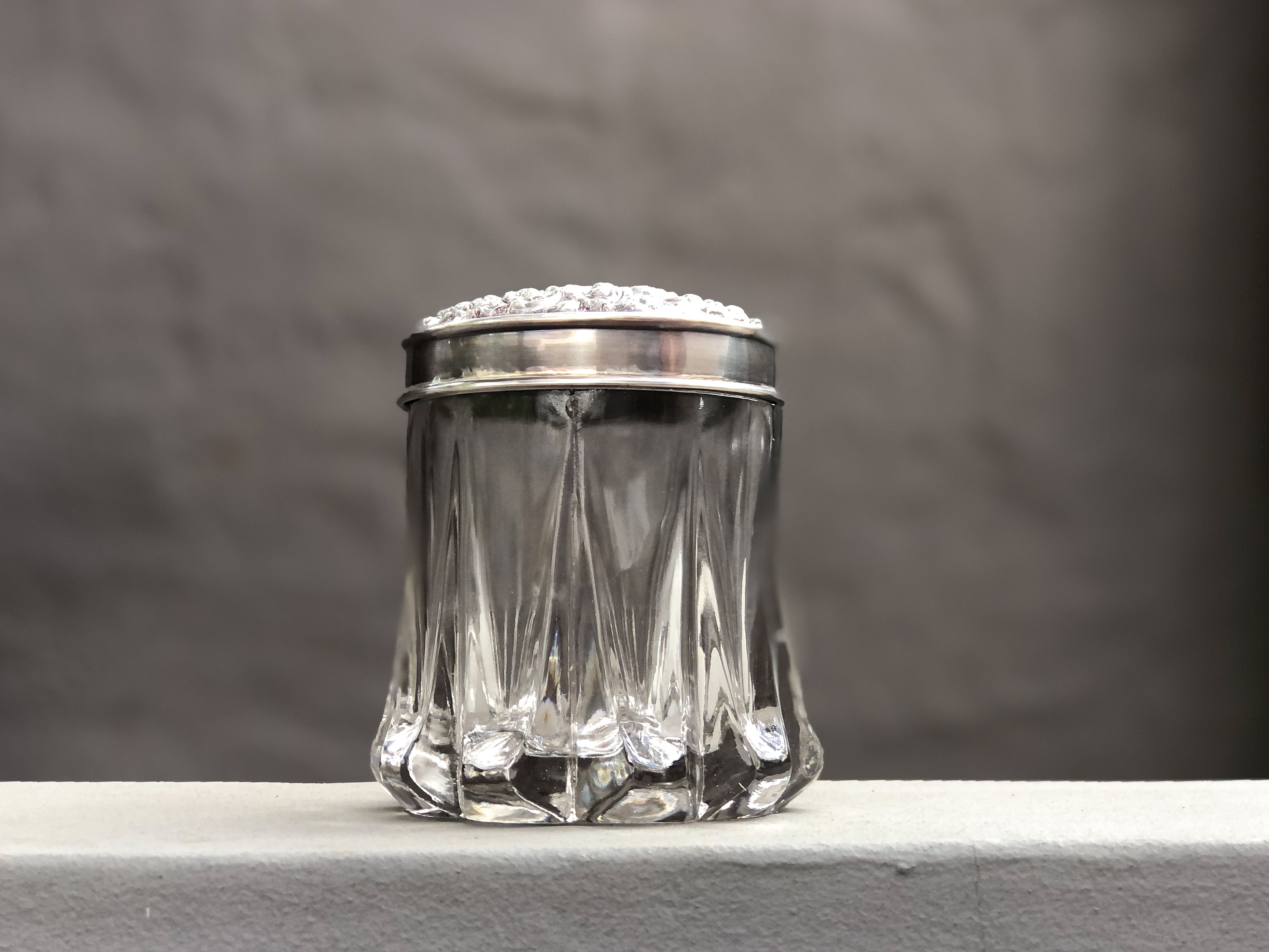 Ornate Crystal Jar