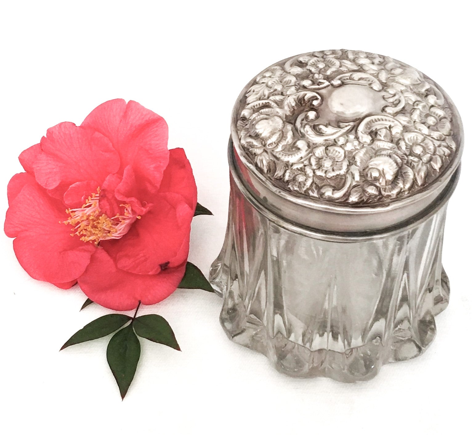 Ornate Crystal Jar