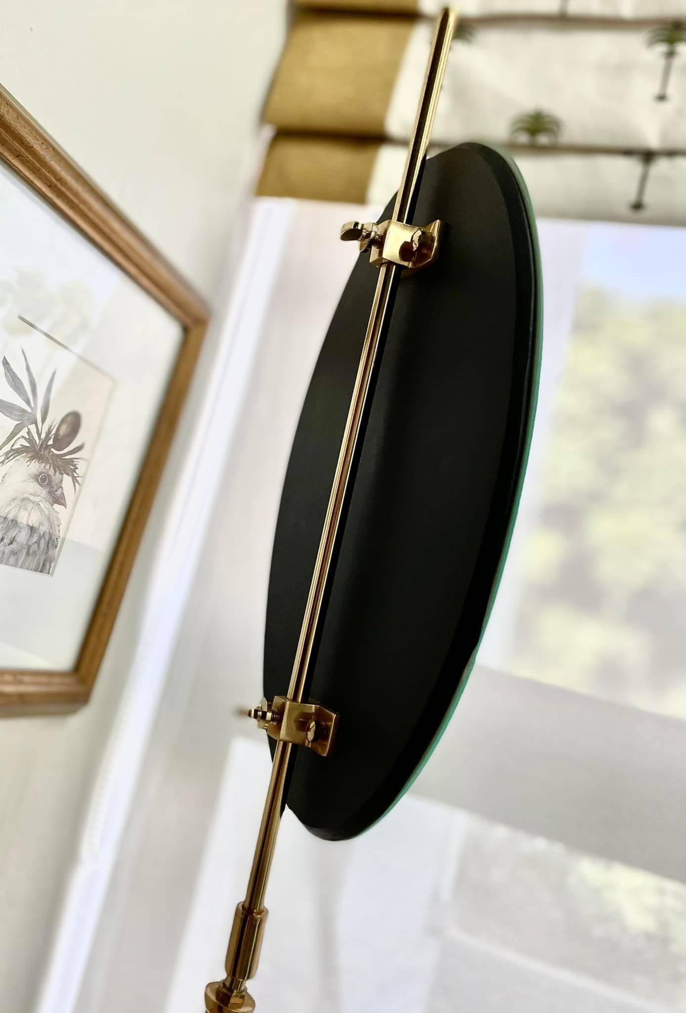 Antique Gold Italian Dressing Table Mirror