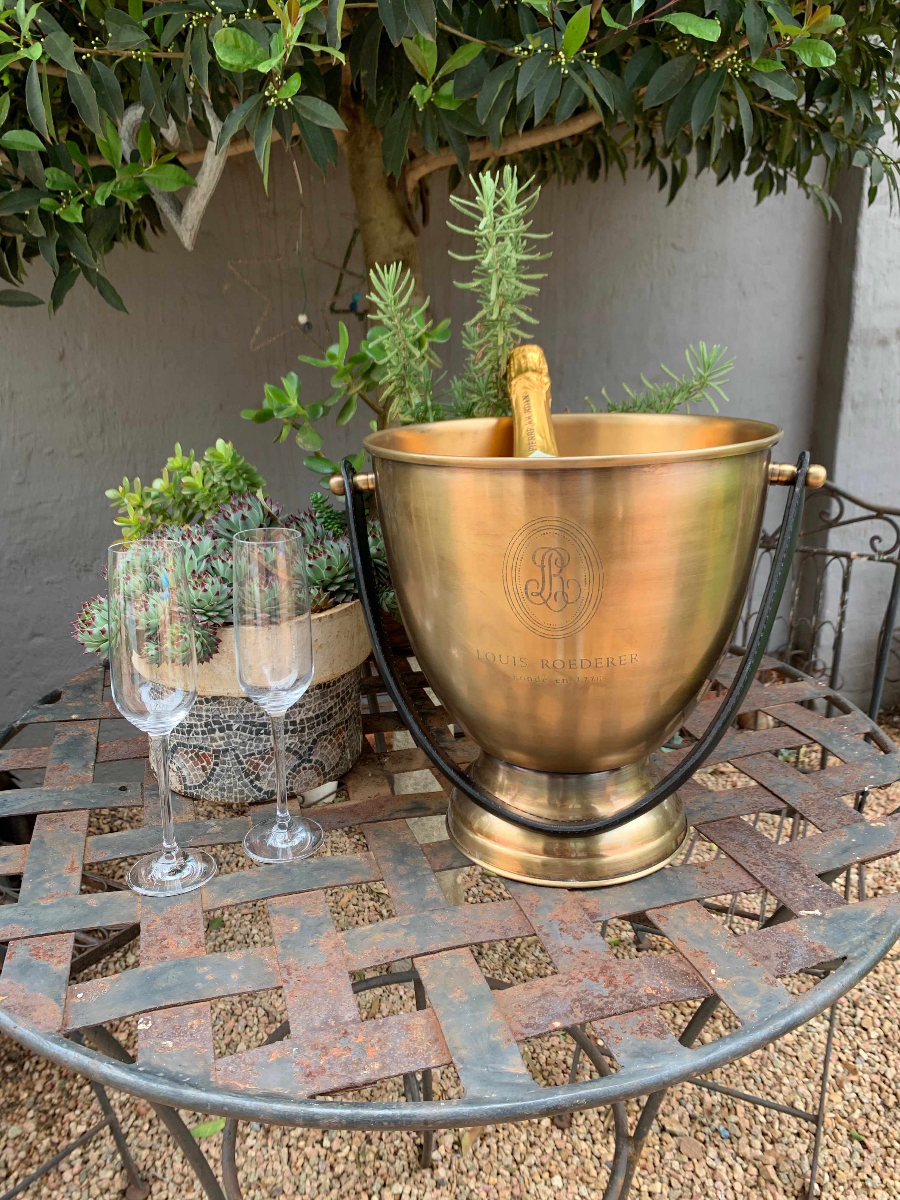 Brass Roederer Cooler